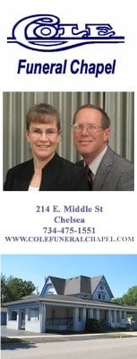 Cole Funeral ad